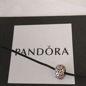 Pandora Swirl Baroque Feeling Groovy Sterling Silver Charm 790400
